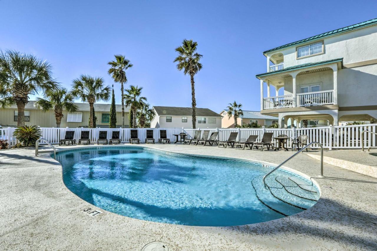 Sunny Pcb Home With Balcony Steps To The Beach! Panama City Beach Buitenkant foto
