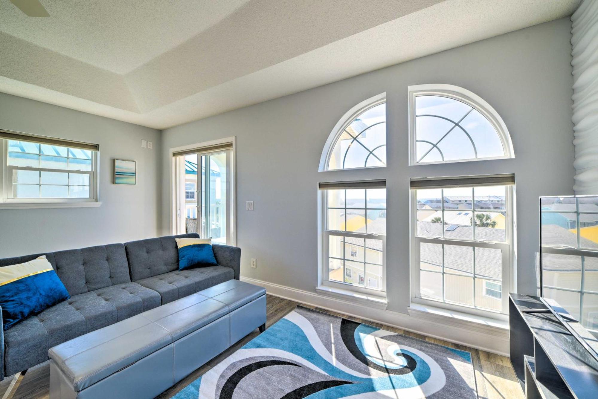 Sunny Pcb Home With Balcony Steps To The Beach! Panama City Beach Buitenkant foto